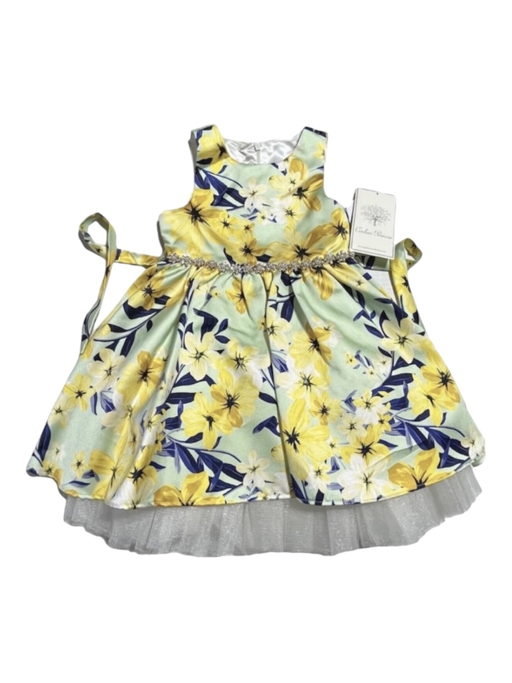 NEW! Couture Princess floral formal dress 4T